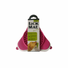 Lick mat triangular
