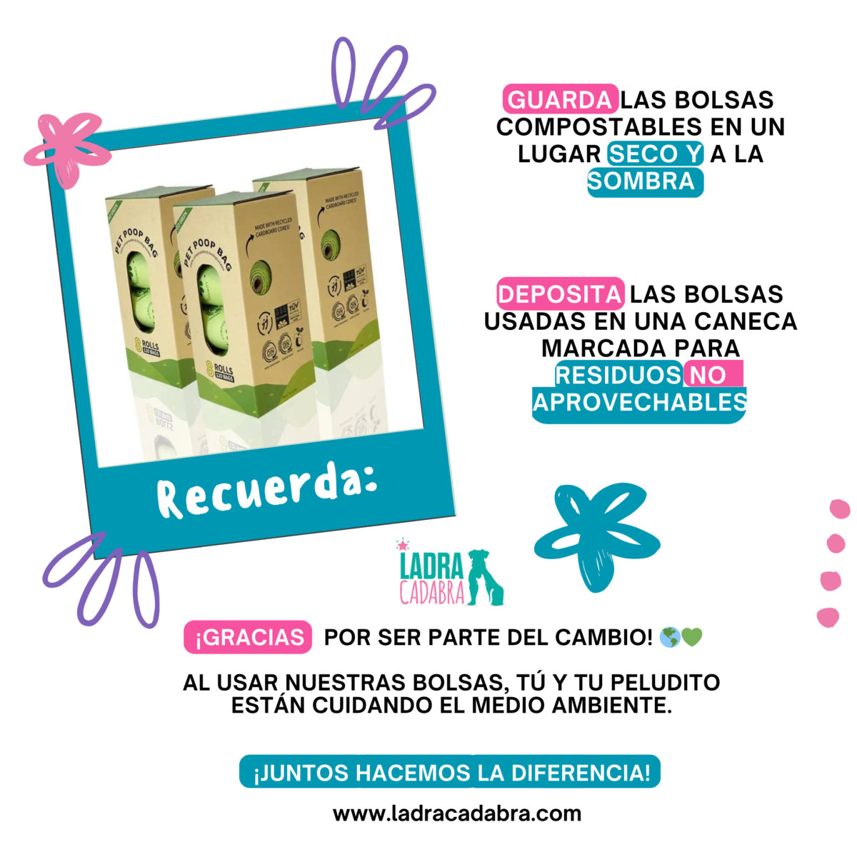 Recuerda Bolsas Compostables